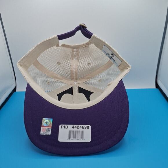 LSU Tigers Dad Hat Cap Strap Back Mesh Soft Flexible Bill Womens Purple - Picture 6 of 7